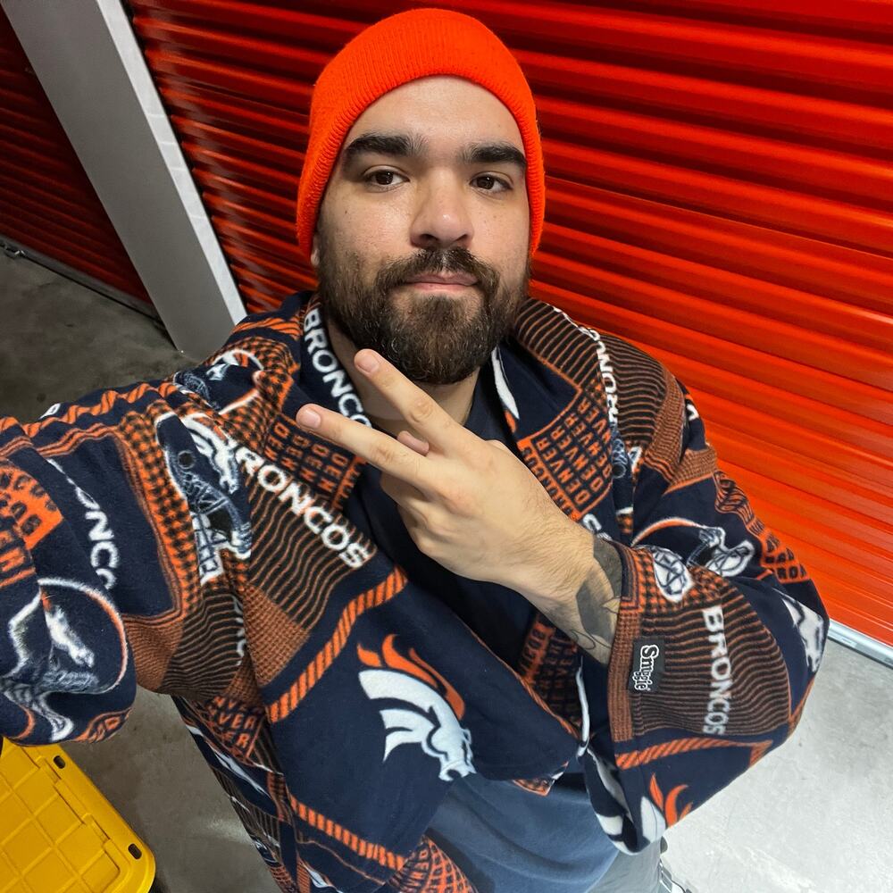 Denver Broncos NFL Snuggie Wearable Fleece Blanket All Over Print